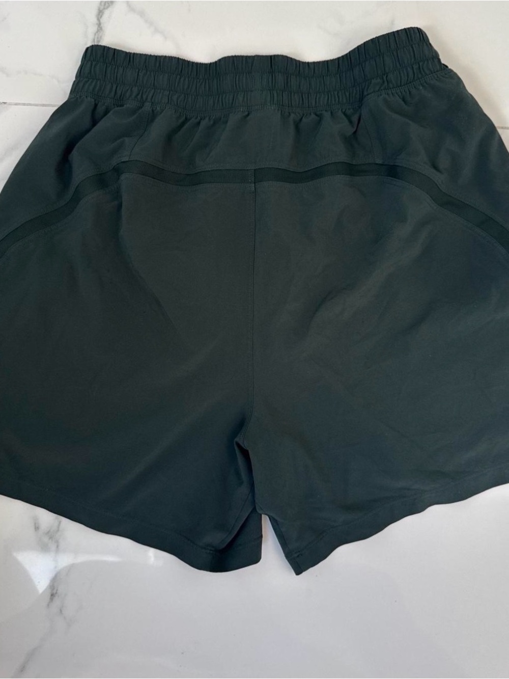 Lululemon Speed Up Shorts 4” inseam Forest Green